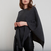 70% laine 30% cachemire tricoté Poncho châle nouveau Design couleur unie femmes haute hiver accessoires adultes bébés automne écharpes