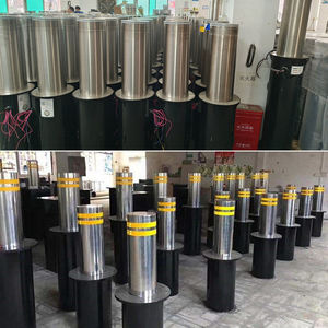 Bolardos hidráulicos Bolardos de elevación hidráulicos de seguridad con luz LED completamente automáticos controlados a distancia con aplicación de teléfono móvil - Product Image 3