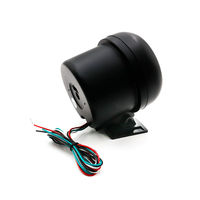 Pengukur Jarak Meter Mobil Universal, LED Biru Tachometer 3.75 "95mm dengan Lampu Shift Balap 0-8000 RPM