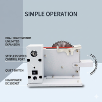 Mini-meuleuse à bande abrasive DIY pour polissage et affûtage, machine de bureau à angle fixe, alimentation secteur 24V