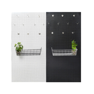 Kích Thước-to-cắt Pegboard Tường Hiển Thị Organizer Garage Phần Cứng Công Cụ Hiển Thị Tường Nhựa PP Pegboard Kim Loại Pegboard - Product Image 4
