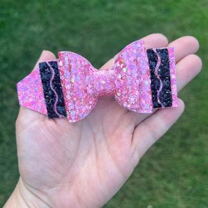 Noeuds de cheveux pour filles en tissu fait main avec des paillettes, pinces brillantes et mignonnes, barrettes de fête, accessoires de coiffure, pince à cheveux - Product Image 2