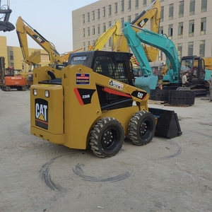 Cargadora de Ruedas Usada Caterpillar Cat 226B, Cargadora de Ruedas Original con Cucharón, Maquinaria de Construcción - Product Image 3