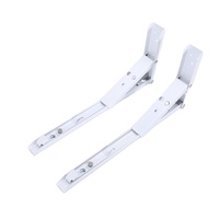 Support métallique de table pliante en acier inoxydable robuste support d'étagère pliante de montage réglable en triangle