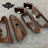 Panneau de commande lève-vitre OE Fit 67783-60800 en ABS grain de bois, finition polie, marque SYX, pièce de rechange pour LX570 2008-2015