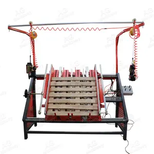 Máquina para fabricar bandejas de madera Euro, máquina para montar palés de larguero de madera, máquinas para clavos