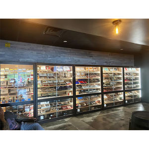 Humidores <span class=keywords><strong>de</strong></span> Cigarros con Iluminación LED al por Mayor, <span class=keywords><strong>Vitrina</strong></span> <span class=keywords><strong>de</strong></span> Doble Puerta para Tienda <span class=keywords><strong>de</strong></span> Tabaco con Madera <span class=keywords><strong>de</strong></span> <span class=keywords><strong>Cedro</strong></span> Español - Product Image 4