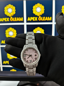 Reloj de Diamante Moissanite de Calidad Premium para Colección de Joyería de Moda y Regalo, Disponible a Buen Precio - Product Image 3