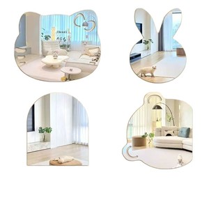 Irregular Shape Self Adhesive <b>Mirror</b> Frameless <b>Acrylic</b> Soft <b>Mirror</b> For Bathroom Bedroom Dormitory Home Decor Gift - Product Image 1