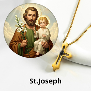 Amuleto de San José de GIVELUCK, Colgante para Artículos Religiosos, Recuerdo de Festival - Product Image 6