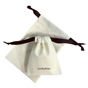Sac Cadeau à Cordon en Coton et Lin pour Cosmétiques et Shampoings, Pochette de Maquillage en Mousseline de Coton Bio – Grande Vente - Product Image 1