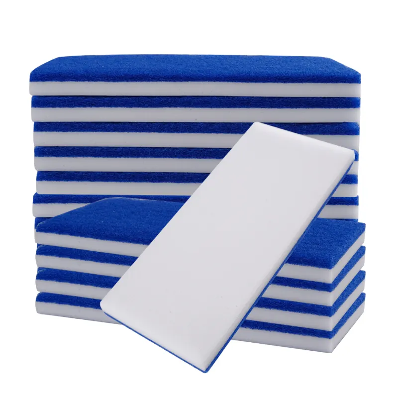 2023 Melamine Schuim 8Kg 12Kg 16Kg Met Blauw Schuursponsje 23*11*2.5 Cm Dweilspons Gemakkelijk Te Wassen Spons