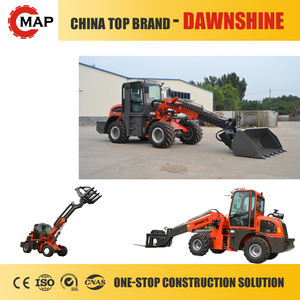 Carregadeira telescópica de rodas <span class=keywords><strong>1.4</strong></span> Ton Pá carregadeira telescópica Telehandler chinesa Balde carregadeira de rodas para venda - Product Image 4
