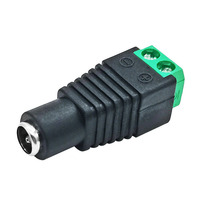 Connecteur d'alimentation CC vers prise terminale, connecteur mâle-femelle 5,5*2,5, pas de soudure requise pour la connexion en courant continu