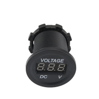 A04 DC 12V 24V Tampilan LED Digital Pengukur Tegangan Mobil