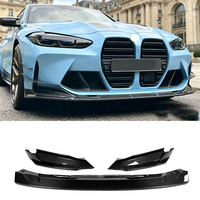 Lame de pare-chocs avant aérodynamique en fibre de carbone sèche style SP2 pour BMW G80 M3 G82 G83 M4 - Pièces de tuning pour carrosserie