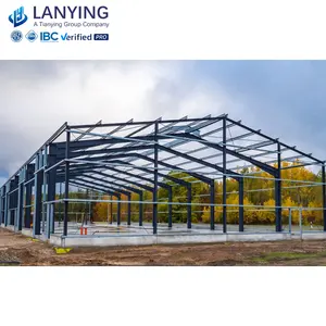 Customized Professional Prefabricated Warehouse Workshop Hangar Building With Lowest Price In China