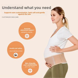 Ceinture de soutien abdominal de maternité en stock usine pour la mi-saison et le début de la <span class=keywords><strong>grossesse</strong></span>, toutes saisons, confortable et réglable pour le soutien de la taille - Product Image 4
