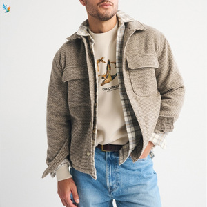 Giacca Casual da Uomo Stile Americano, Ampia e Comoda, con Tasche Multiple, per Autunno e <span class=keywords><strong>Inverno</strong></span> - Product Image 1