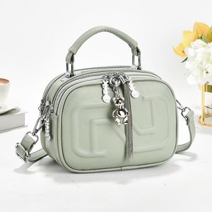 2026 Trendy Women's Crossbody Shoulder Bag with Zipper Closure Polyester Lining Small <b>Square</b> Design-High-End Fashionable Handbag - Product Image 2