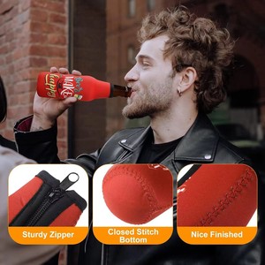 Manchon isotherme personnalisé en néoprène, impression recto-verso, pour canettes 12OZ/16OZ, vente en gros - Product Image 5