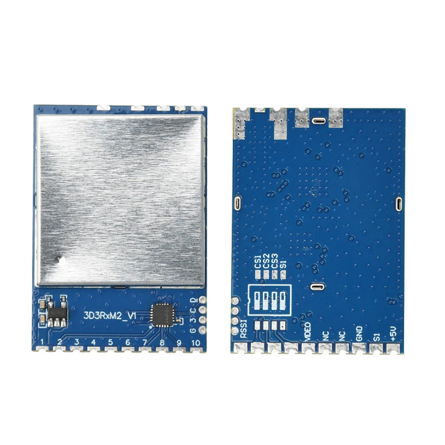 3D3RxM2 3.3G RF Video Receiver Module FPV VRX Module 16-CH FPV Analog Wireless Mapping Receiver Wireless Module Analog Wireless