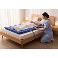 Matelas gonflable portable à pression alternée 2026, idéal pour la prévention des escarres chez les personnes âgées et les patients paralysés, favorisant le retournement.