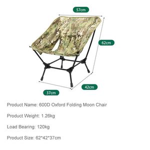 Silla Plegable de Aluminio Resistente para Camping, Pesca, Playa, Dormitorio, Gimnasio y Senderismo, Gran Venta - Product Image 3