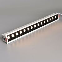 Spot LED linéaire bleu laser pour grille, 3/5/10/15 têtes, plafonnier LED encastré pour bureau/entrepôt, IP20, dimmable