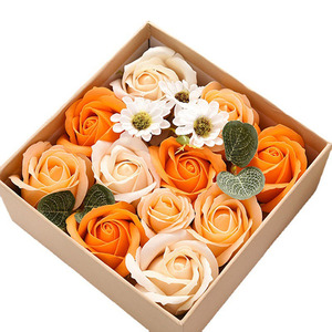 New Valentine's Day Rose Gift Box Creative Window Opening Transparent Soap Flower Gift Box Eternal Flower Box