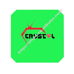 Caixa com Crystalott M3U Cristal OTT IPTV Painel 12 meses de Teste Grátis Marrocos Árabe Israel Médio Oriente Árabe Codificador de IP TV