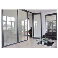 BBGWINDOOR Persiennes horizontales traditionnelles en alliage d'aluminium pour balcon, volets plantation entre vitres pour chambre