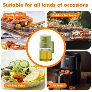 Wholesale Cooking Salad BBQ Air Fryer Use <b>200ml</b> Atomization Olive Oil Dispenser <b>Bottle</b> 6.8oz Sprayer Glass Oil Spray <b>Bottle</b> - Product Image 6