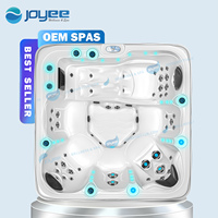 JOYEE Hydrothérapie Jacuzzi de massage Ariestech importé, le plus vendu, OEM, élégant spa extérieur