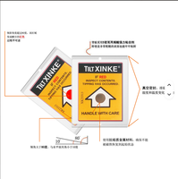 Indicateur d'inclinaison à angle unique pour la logistique, étiquettes d'expédition résistantes aux rayures en PET, autocollants personnalisés