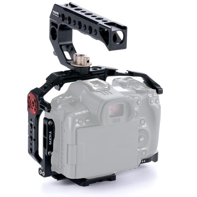 TA-T32-A-B Camera Cage for Canon R5C Basic Kit Black Camera Rig for Canon EOS R5C(No Camera)