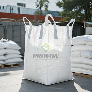 Sac FIBC personnalisé 500kg 1000kg 1200kg 1500kg 2000kg <span class=keywords><strong>1</strong></span> <span class=keywords><strong>tonne</strong></span> 2 tonnes 3 tonnes 4 boucles de levage 100% Virgin Pp Safety Ratio 5:<span class=keywords><strong>1</strong></span> UV Stabili - Product Image 2