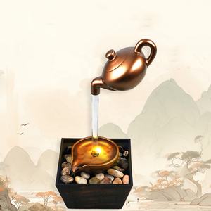 Fontaines d'eau de table d'intérieur, cascade de bureau, <span class=keywords><strong>fontaine</strong></span> en pierre et roche pour bureau et maison, directement de l'usine. - Product Image 2