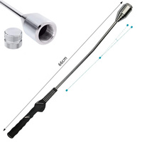 Bâton d'entraînement réglable en acier inoxydable pour le golf – Aide à la technique de swing et à l'échauffement – Idéal comme cadeau pour golfeur
