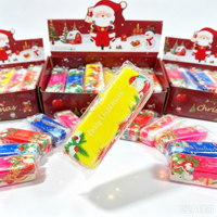 Jouet anti-stress souple et croustillant de Noël, motif Père Noël, unisexe, pour enfants, cadeau de fête
