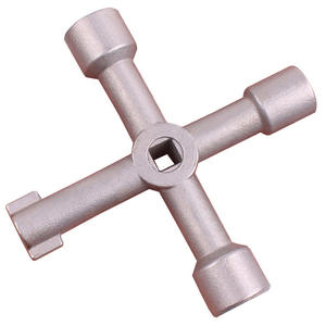 Llave Multifuncional en Forma de Cruz para Gabinete de Control Eléctrico, Elevador, Puerta de Tren, Medidor de Agua, Válvula, Herramienta Multiusos con Orificio Cuadrado - Product Image 4