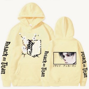 Anime popolari " L'attacco dei Giganti "   Felpa con cappuccio da donna, felpa stampata in stile street Harajuku manga - Product Image 3