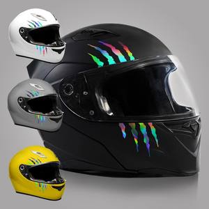 Autocollants pour casque de moto, décoration griffe de monstre, offres pour casque de moto - Product Image 2