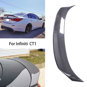 Aileron arrière en fibre de carbone style CT1 pour Q50 Q50S Q50L 2013-2023 - Product Image 2