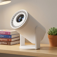 Mini projecteur LED portable intelligent, prix d'usine TURN1 HD 200 ANSI Lumens 0.8M-5M 1000:1 Projecteurs de cinéma maison