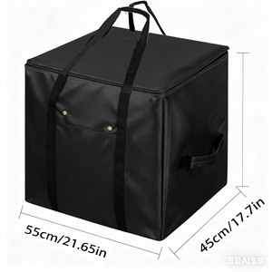 Bolsa de heno portátil plegable de seis patas, bolsa de almacenamiento de alimento para caballos de tela Oxford para alimentación de ganado - Product Image 4