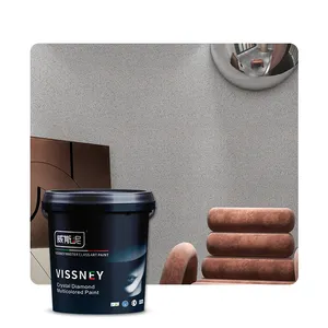 Vissney – revêtement d'émulsion acrylique lavable pour l'intérieur, peinture décorative au sable