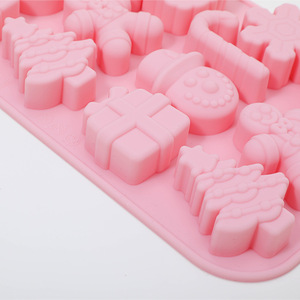 Giáng sinh chủ đề kẹo Silicone khuôn tự làm bánh sô cô la trang trí bánh pudding món tráng miệng Pastry Baking công cụ đa sử dụng công cụ - Product Image 3