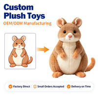 Peluche Kangourou Personnalisée avec Grandes Pattes et Posture Droite, Fabrication OEM ODM sur Commande, Marque Privée pour Vitrine de Boutique de Cadeaux de Zoo