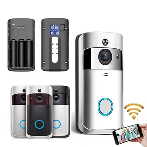 1080p Apartment Smart Door Bell TUYA app Wifi Audio Video Intercom system Wireless Doorbell